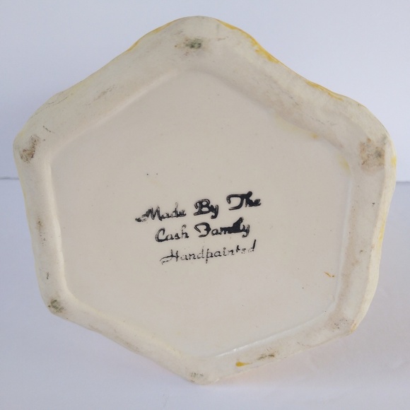 Vintage Yellow Floral Pitcher - Picture 2 of 5